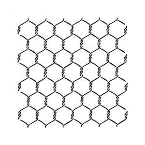 Pochoir Grillage 15 x 15