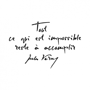 Pochoir Tout ce qui est, texte, inscription, citation, france, blois, loir et cher, Jules Verne