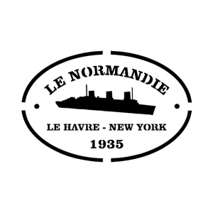 Pochoir le Normandie, mer, bateau, france, blois, loir et cher, fait main, nautique.