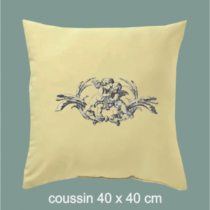 Housse de coussin "Angelots"