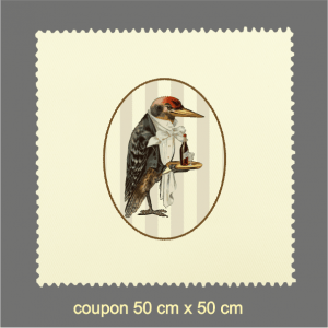 Coupon le serviteur, majordome, serveur, oiseau, dumazel, france, Loir et cher, fait main