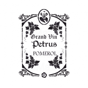 pochoir Baccus, pomerol, vin, petrus, vignoble, rasin, etiquette vin, vignoble, france, fait main, france, blois, loir et cher.