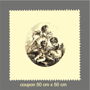 coupon angelots, coupon chaise, chérubins, romantique, anges, dumazel dumasel