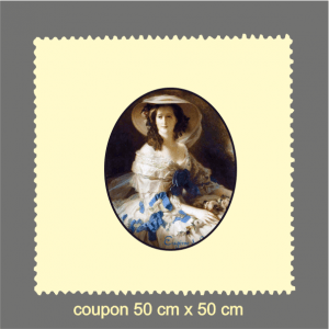 eugenie, coupon chaise, romantique,personnage, dumazel, dumasel