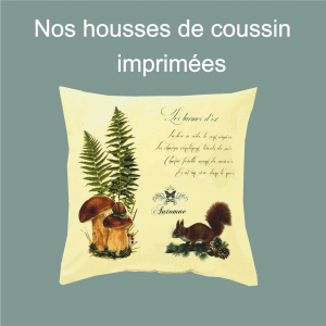 Housse de coussin "Automne Ecureuil"