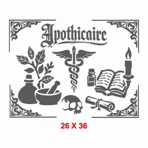 Pochoir Apothicaire Hori