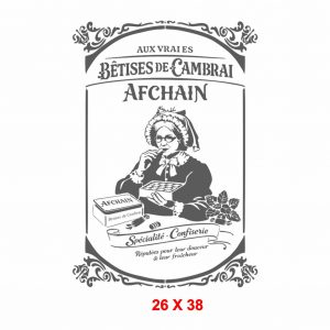 Pochoir Betises Cambrai