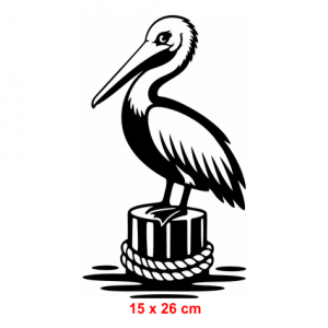 Pochoir A4 Le pélican