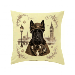 Monsieur ou Madame, housse de coussin Scottish Sherlock