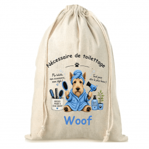 Pochon bleu Scottish froment