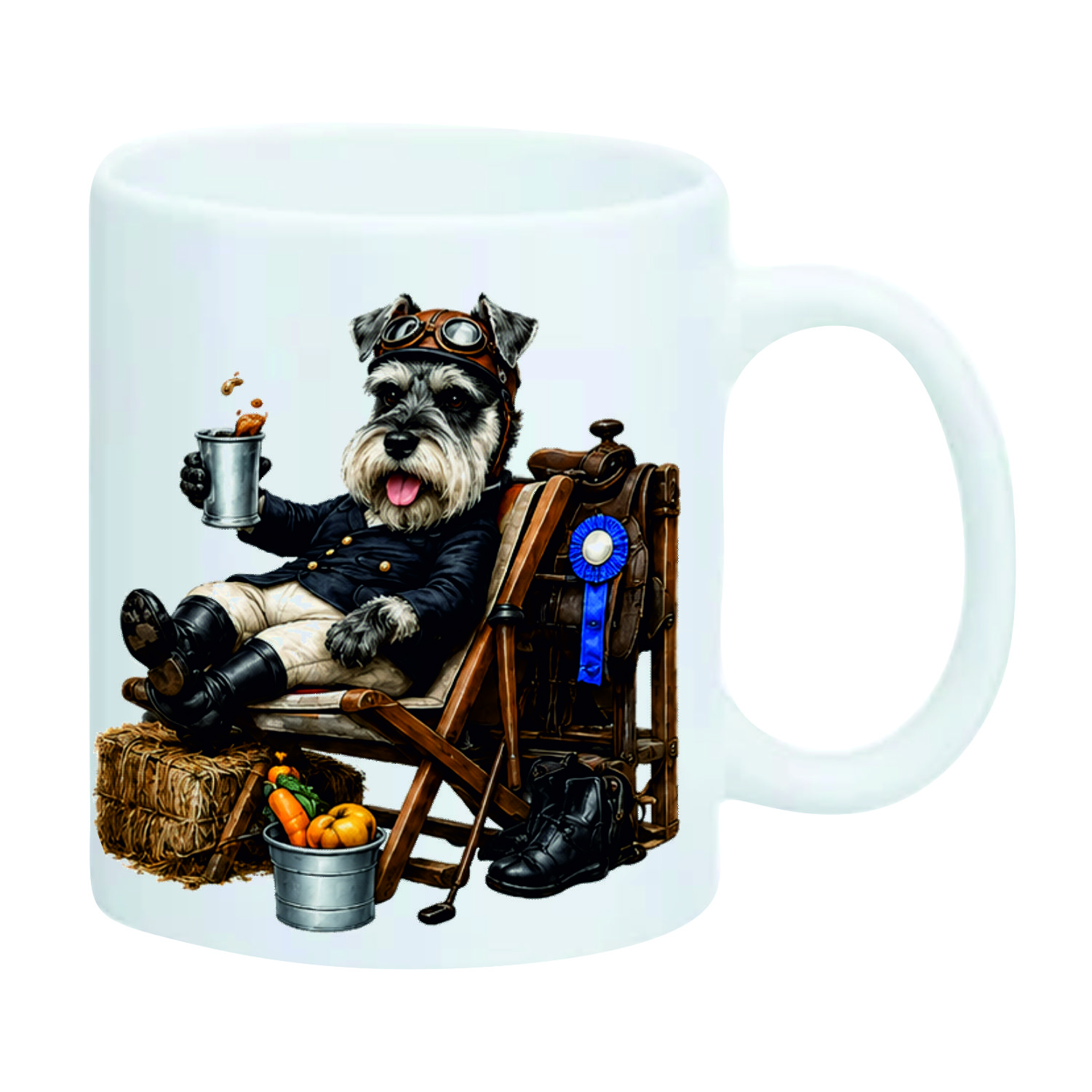 Mug Schnauzer l'Equitation – vue 4
