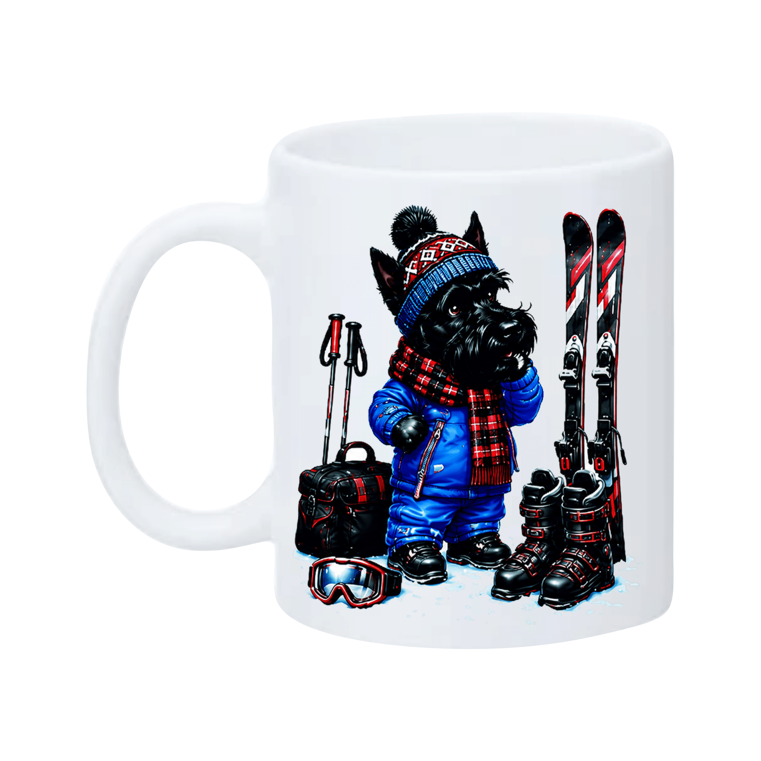 Mug Scottie le Ski – vue 2