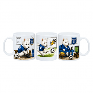 Mug Westie le Football