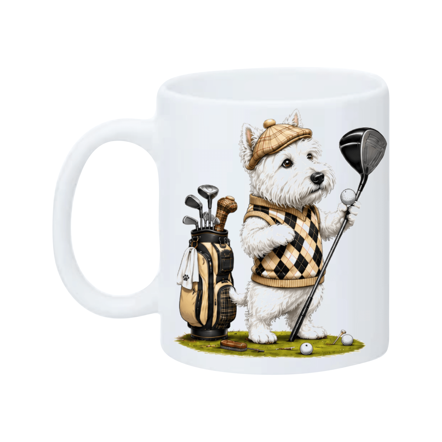 Mug Westie le Golf – vue 2