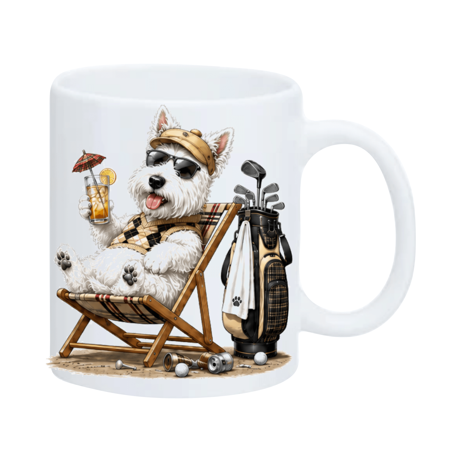 Mug Westie le Golf – vue 4