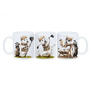 Mug Westie le Golf