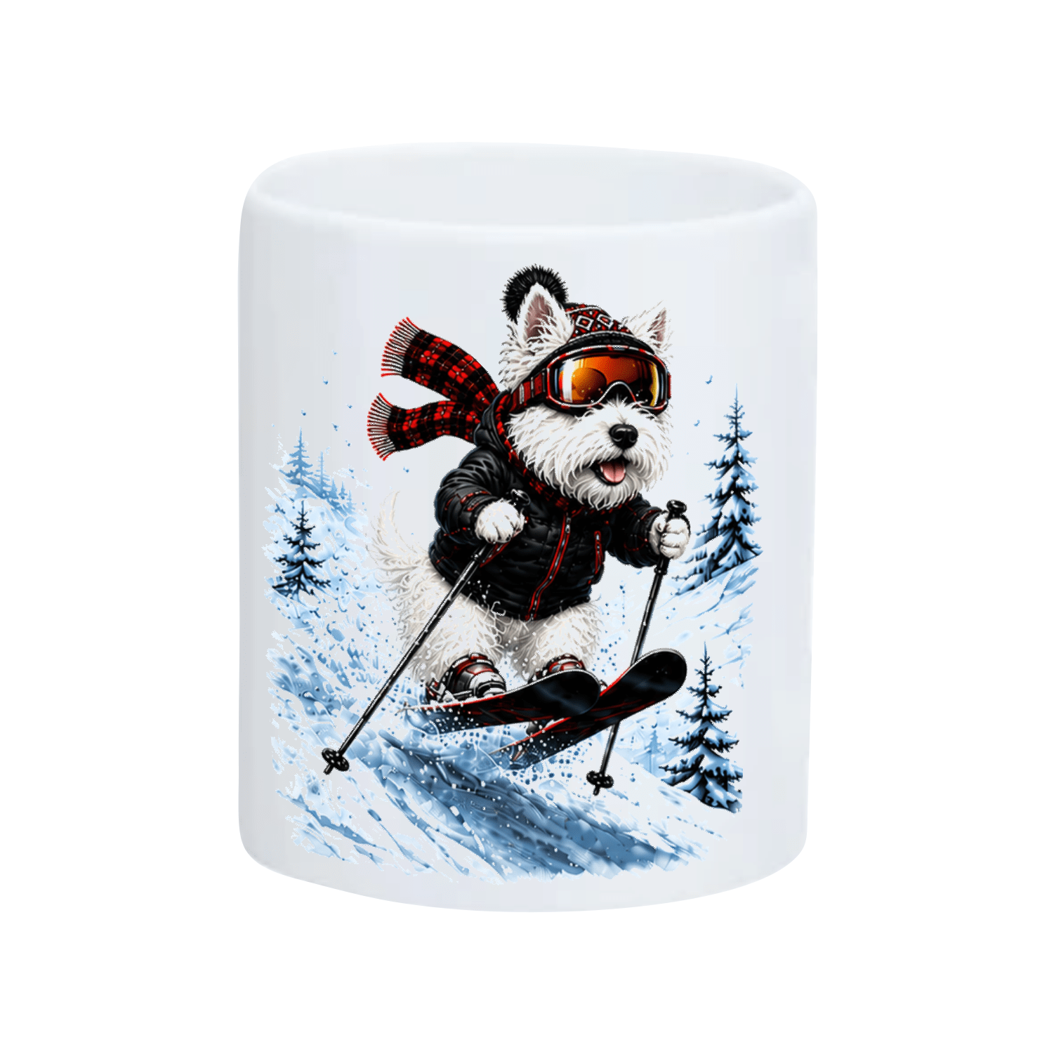 Mug Westie le Ski – vue 3