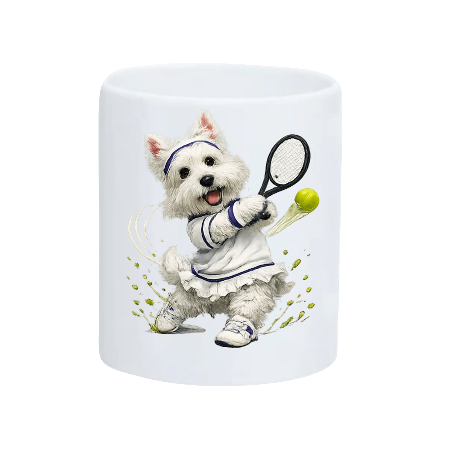 Mug Westie le Tennis – vue 3