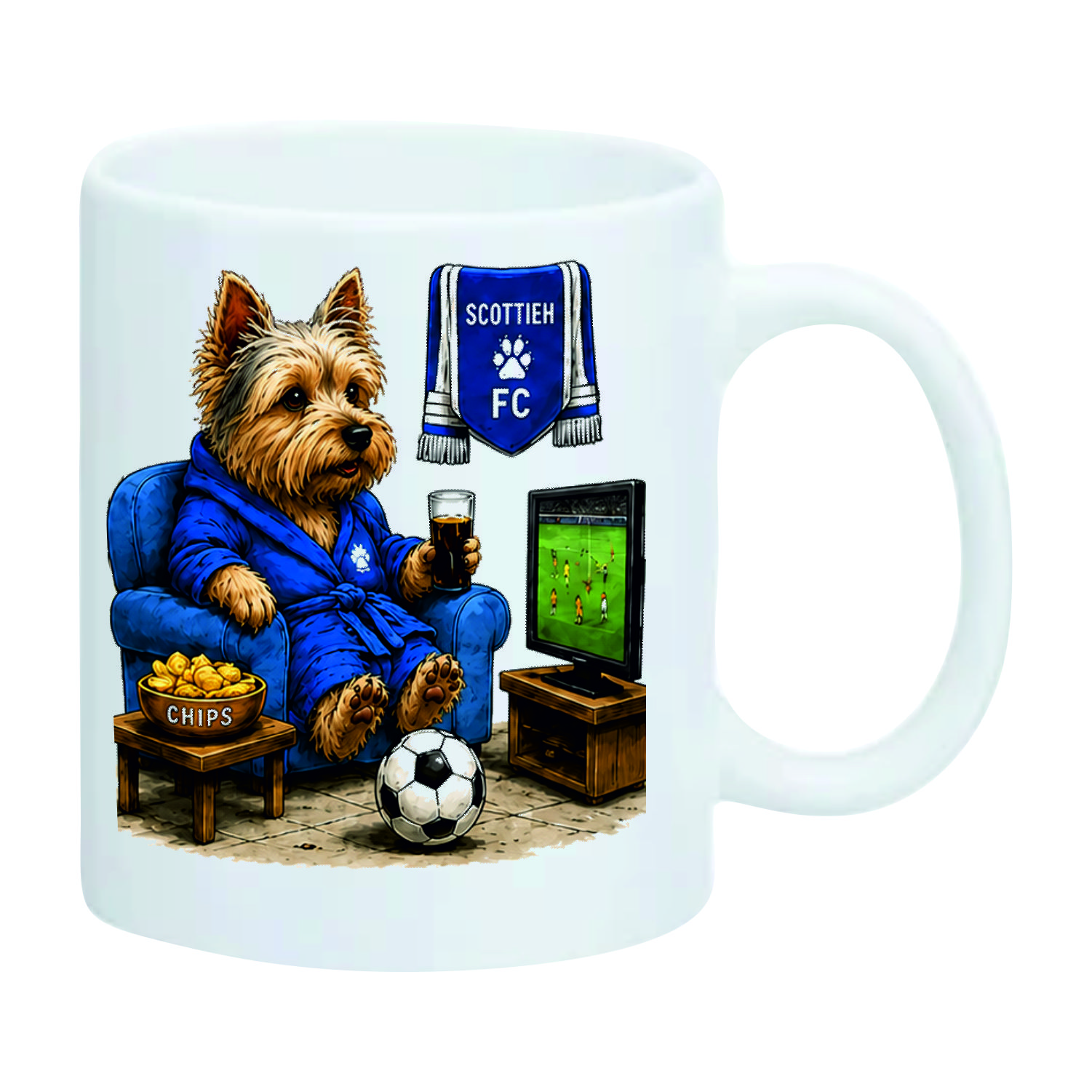 Mug Yorshire le Football – vue 4