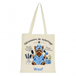 Tote bag bleu Yorshire