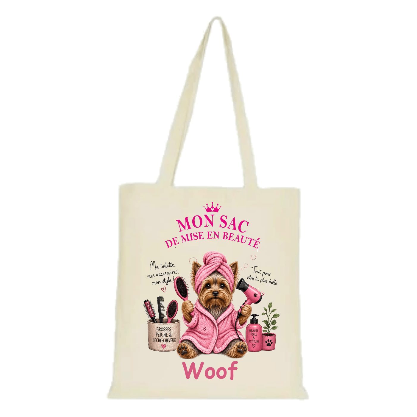 Tote bag rose Yorshire