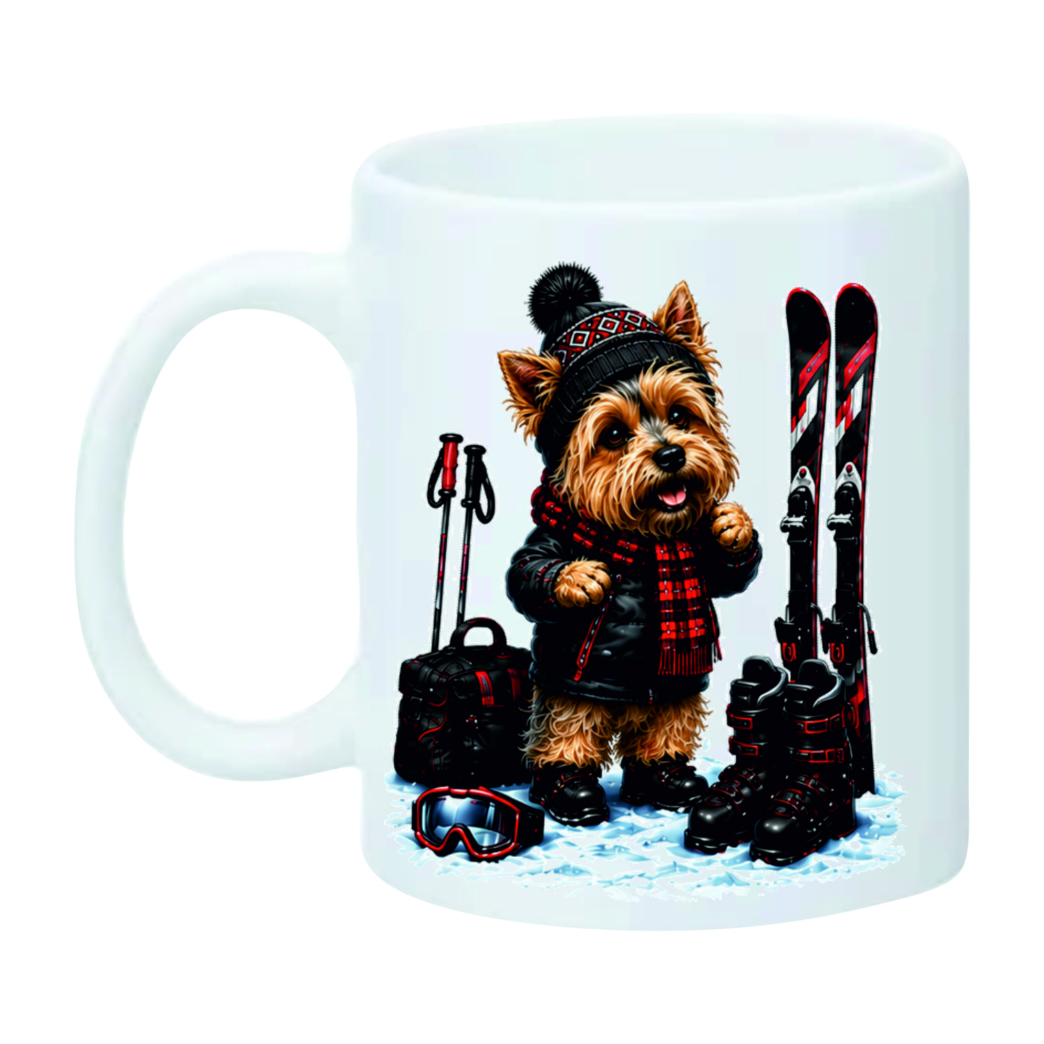 Mug Yorshire le ski – vue 2