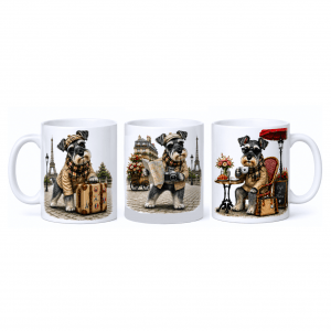 Mug Schnauzer Paris personnalisable ou pas