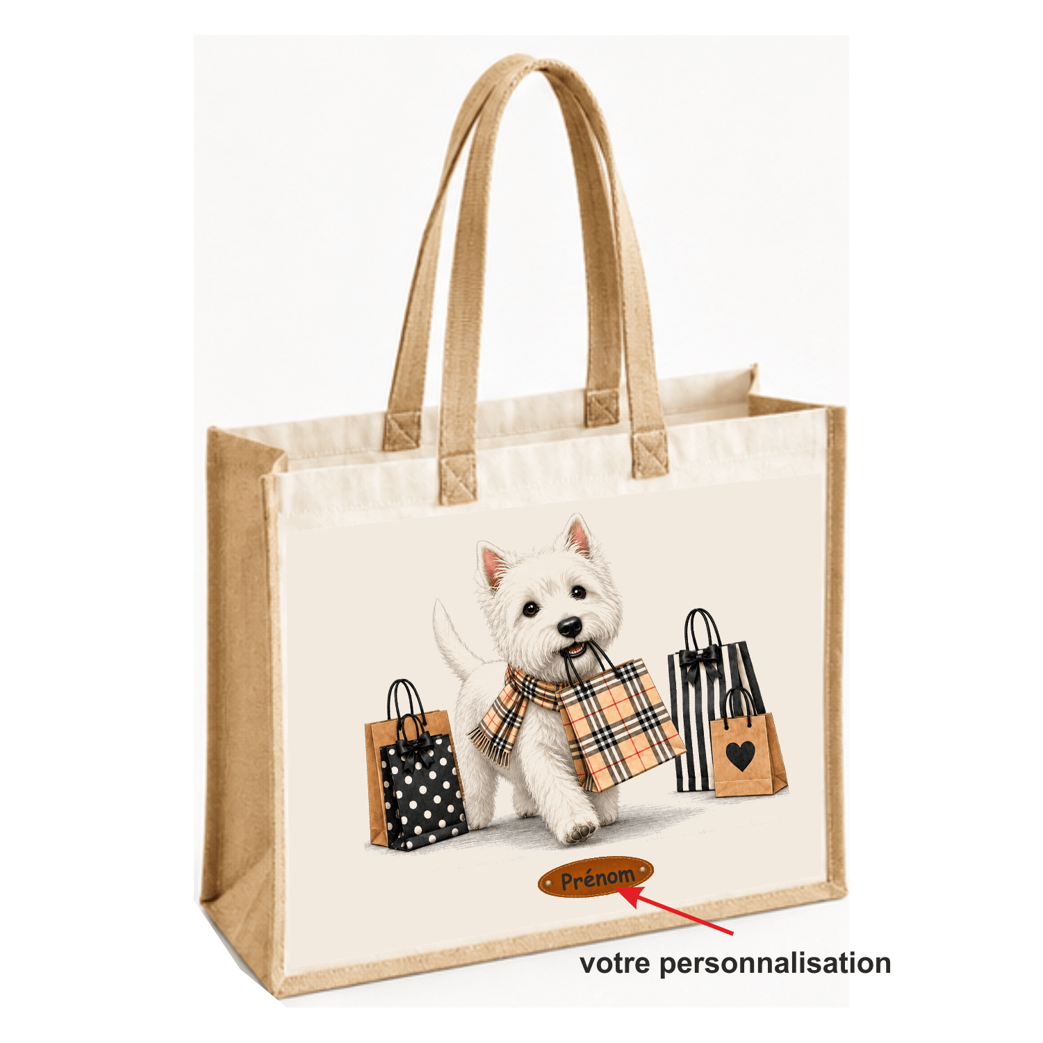 Cabas Westie – vue 2