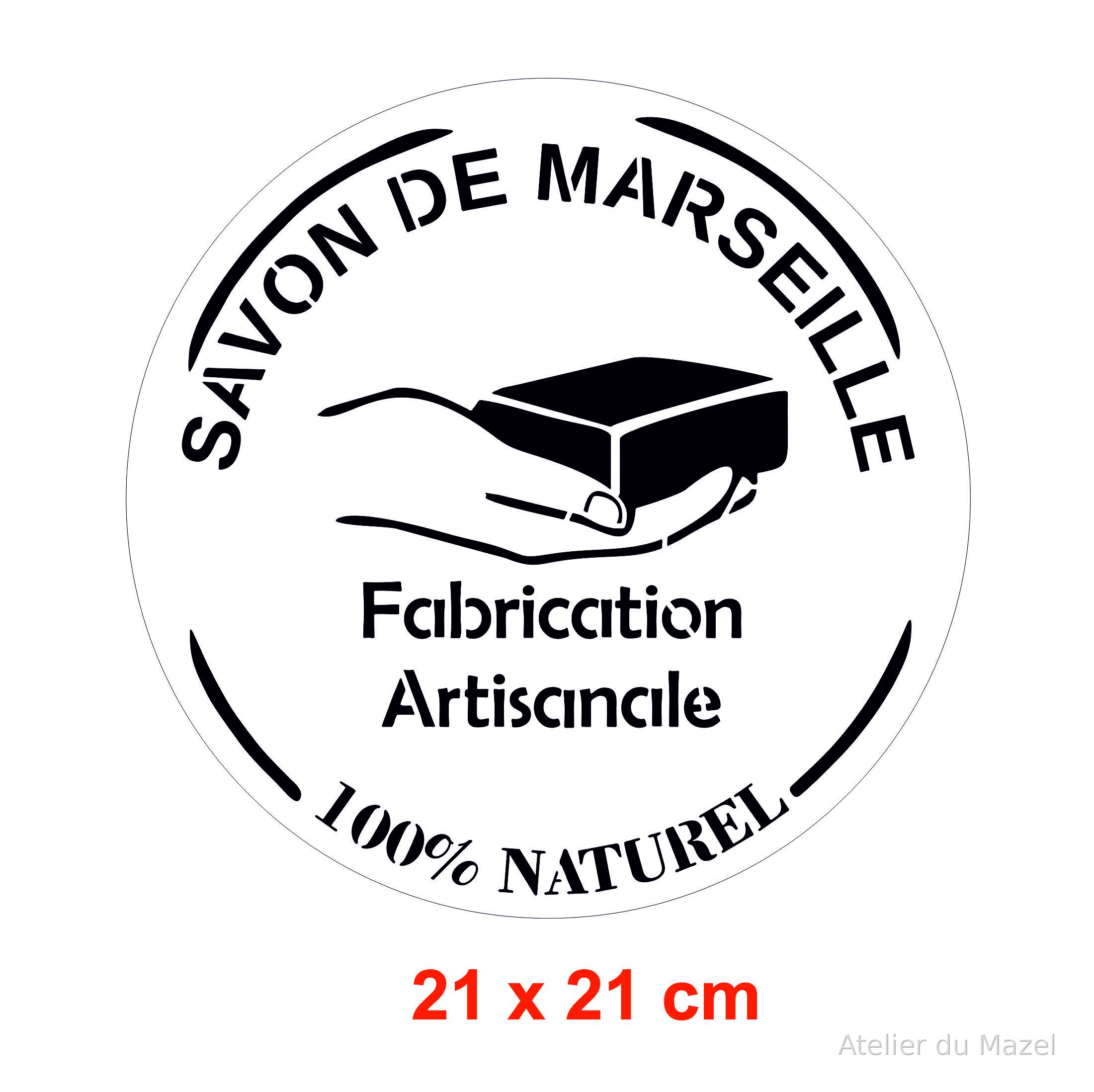 Pochoir "Savon de Marseille"