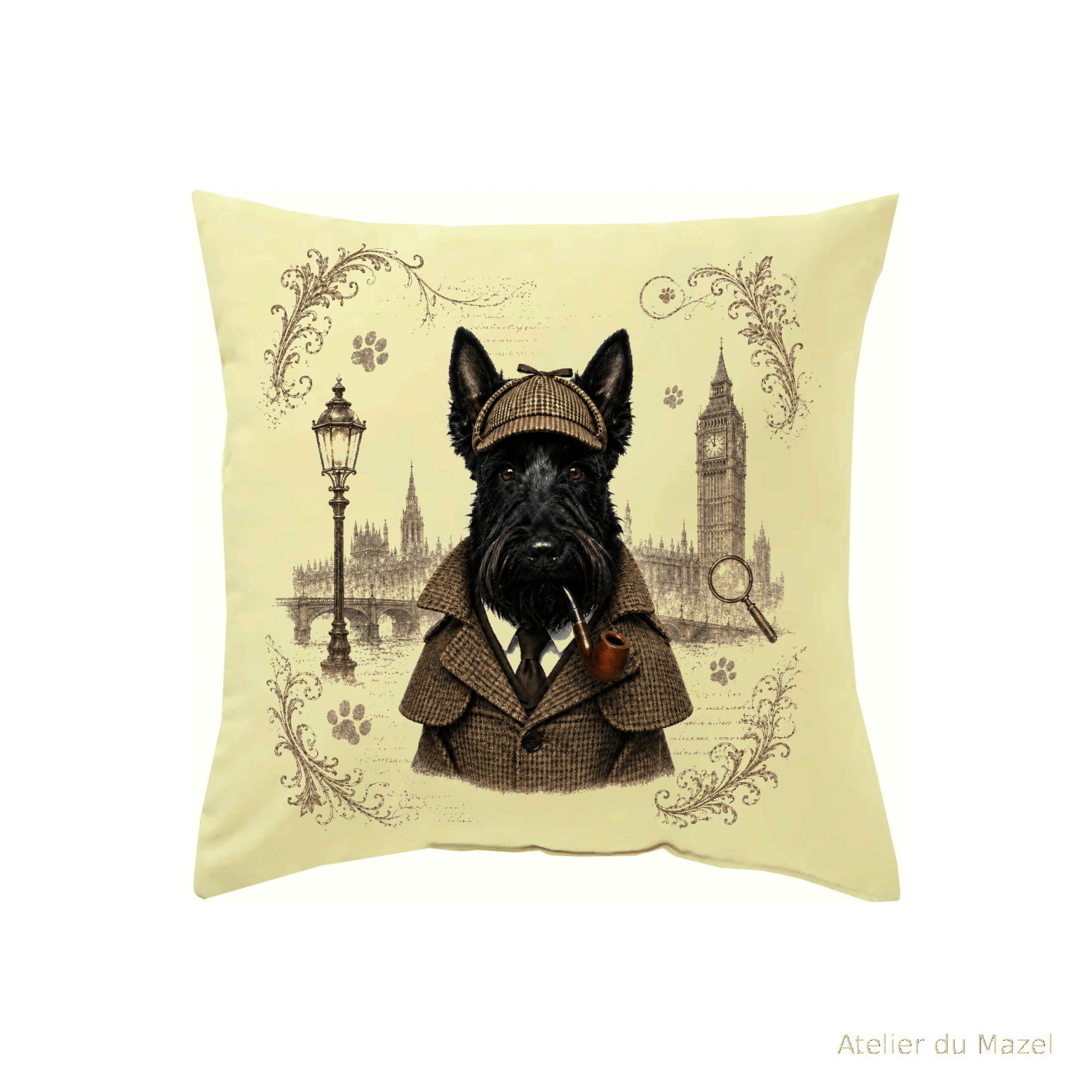 Monsieur ou Madame, housse de coussin Scottish Sherlock – vue 2