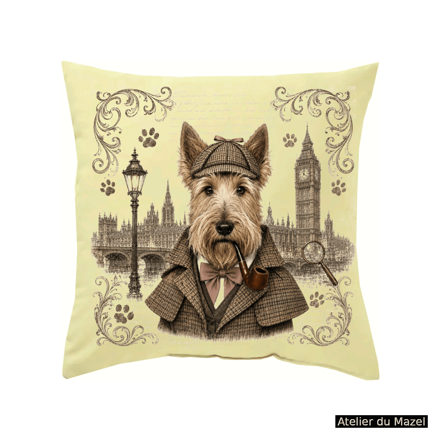 Monsieur ou Madame, housse de coussin Scottish Sherlock – vue 5