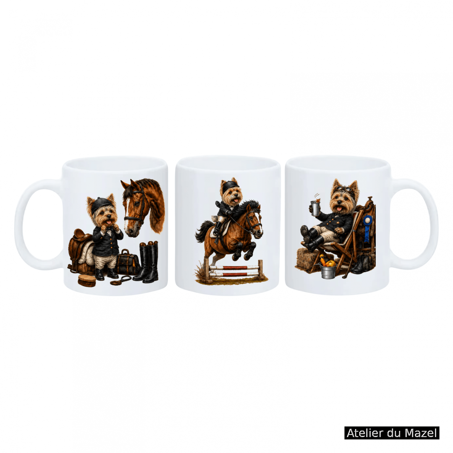 Mug Yorshire l'Equitation