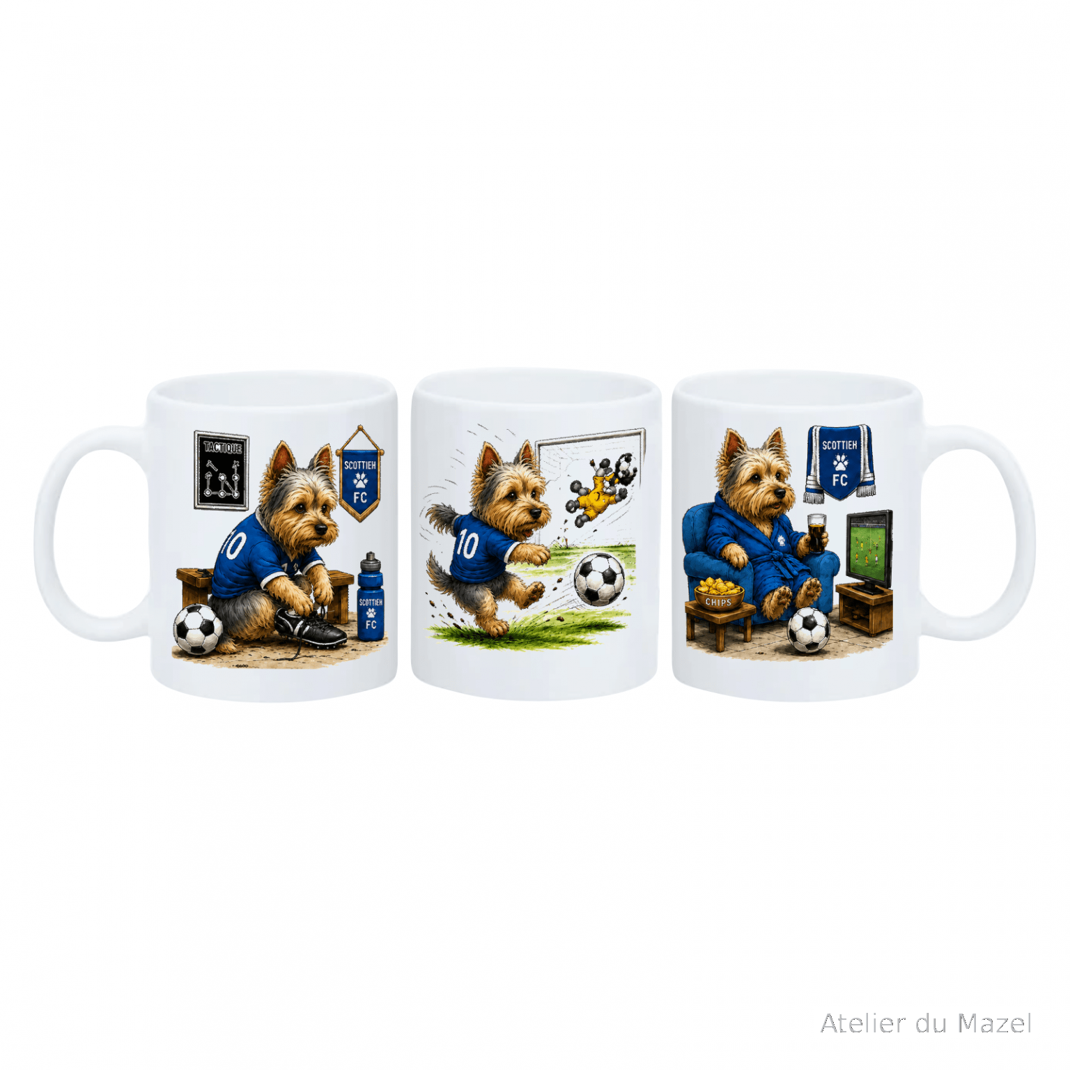 Mug Yorshire le Football