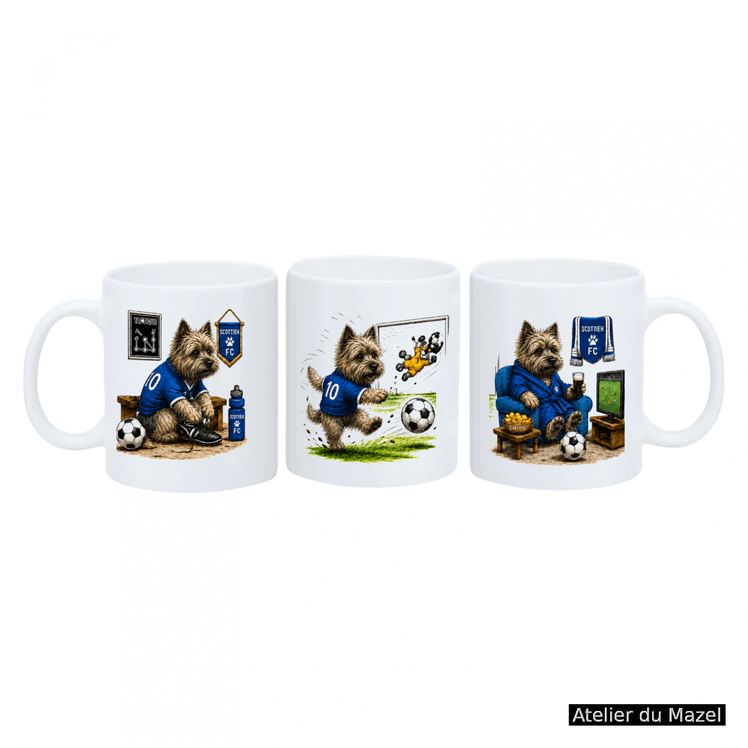 Mug Cairn le Football